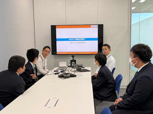 日新 中学生企業訪問