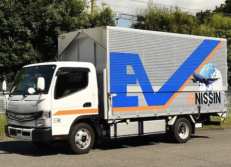 EV truck at Haga Office